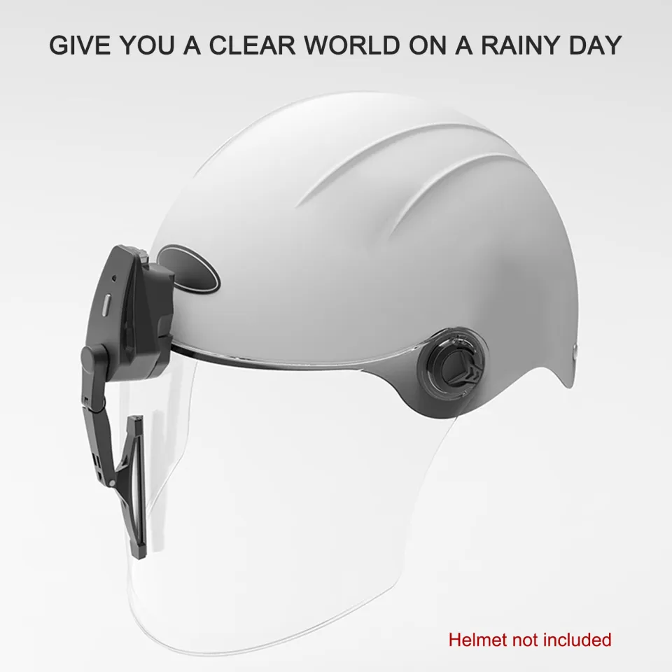 Universal motorcycle helmet electric wiper Motor helmet windshield