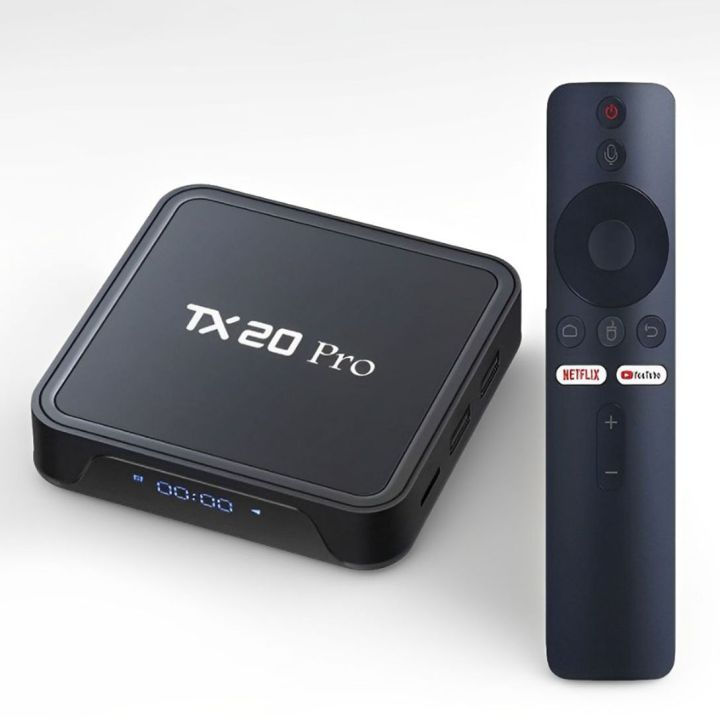 TX20 Pro 12K ULTRA HD Android Smart TV Box Free Dish Channel, Bluetooth Remote with Warranty