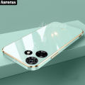For Realme Note 60 Phone Case Luxury Shockproof Straight Edge Soft TPU Double-Sided Electroplating Bumper for Realme Note 60 Cover Casing HP. 