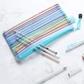 A6 Zipper Mesh Pouch, Colorful Pencil Pen Bag Document Bag Storage Pouch for Travel Makeup, Offices Supplies, Travel Accessories (14 Pieces)(null).. 