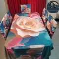 3D Print Premium Dining Table Cloth & Chair Cover Set 7 in 1 From Arshi Super Shop. 