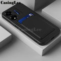 For itel Power 55 case Soft Card Holder Slot Silicone Wallet Cover For itel Power 55 5G Back Cover Phone Cases.