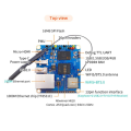 1 Set PCB Blue Development Board for Zero 3 Development Board +Heat Sink H618 WiFi5+BT 5.0 Gigabit LAN for Android 12 Debian12 Ubuntu22.04. 