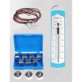 2X Spring Dynamometer Balance Physics Experiments Spring Hook Code Mechanics of Machinery Pulley Block Set.