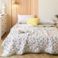 Washed cotton summer cool quilt, summer quilt air conditioner quilt washable double thin quilt summer single student quilt quilt bed quilt.