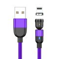 BKWHALE 540 Rotate Charge Magnetic Micro USB / Type C Fast Cable With LED Indicator Magnet 3A Charger Data Cable. 