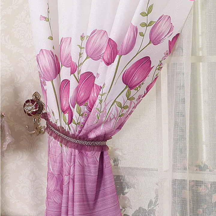 Modern%20Home%20Living%20Room%20Window%20Tulip%20Pattern%20Curtain%20Purple%20-%20Image%206