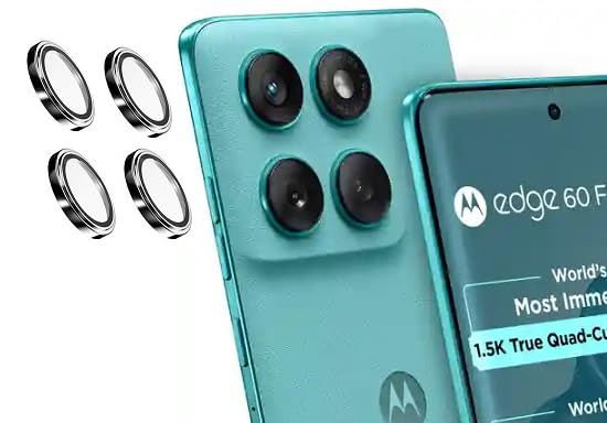 Camera ring For Motorola  Edge 60 Stylus/ Edge 60 Fusion /Edge 60/Edge 60S/ Edge 60 pro HD Tempered Metal Glass ring protector