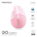 FANTECH W195R GO Comfy Mouse Vertical Ergonomic Design Wireless & Bluetooth Connection Compact Wireless Mouse.