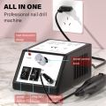 LINMANDA 35000RPM Electric Nail Drill Machine Manicure Nail Files Drill Bits Gel Polish Remover Tools With Nail Drill Bits Set Vnce Lncei.