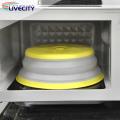 Dish Cover Dustproof Collapsible Microwave Oven Plate Cover. 