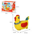Kids Cartoon Electric Hen Laying Eggs Walking Toy Music Interactive Educational Toys For Boys Girls Birthday Christmas Gift Leima.