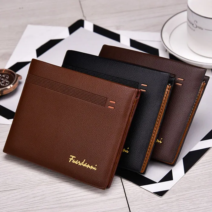 Hot Sales In European Mens Fuerdanni Brand Short Type Men Wallet On Alibaba