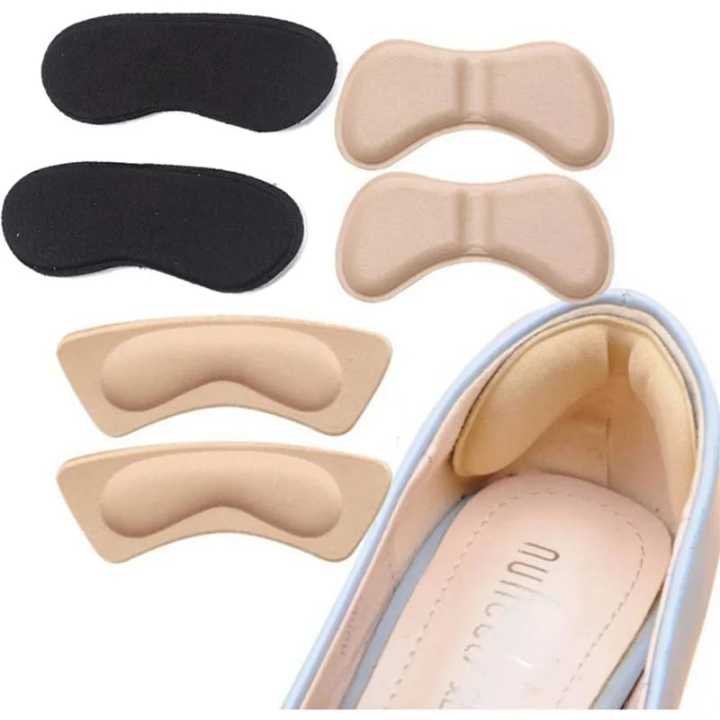 2Pair Sponge Heel Pads Adhesive Patch /Pain Relief High Heels Shoes Sticker /Foot Care Liner Grips Insole Cushion Insert Pad