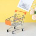 Mini Supermarket Handcart Shopping Utility Cart Mode Storage Toy Child Shopping Cart Toy Organizer Craft Storage Baskets.