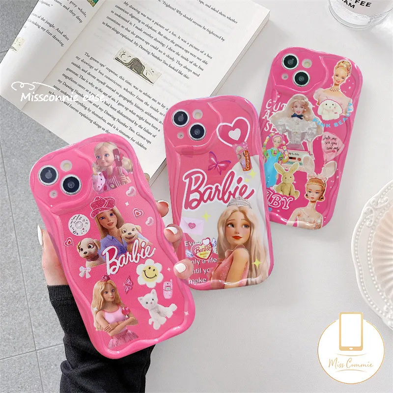 MissConnie Cute Cartoon Pretty Princess Barbie Case Compatible for