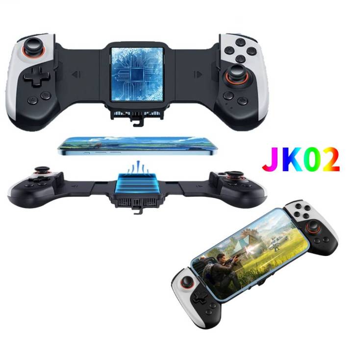 JK02 Telescopic Gamepad Controller Semiconductor Radiator Game Cooler Handle For IOS/Switch/Android PC Game Console Joystick