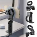 Portable Magnetic Airplane Phone Holder Travel Essentials Flexible Rotation Hands-Free Airplane Phone Mount For IPhone 15 S23U. 