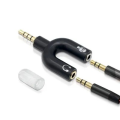 3.5mm AUX Audio Mic Splitter Cable Earphone Headphone Adapter PC Headphone Converter. 