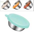 Stainless Steel Sauce Containers with Lids Salad Container for Travel Picnic.