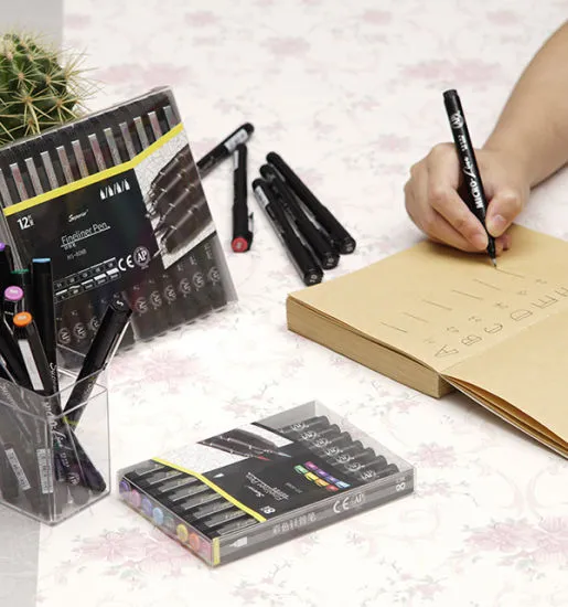 Superior%20Fineliner%20Pen%20Set%206%20Pcs%20Sizes%20005,%2001,%2003,%2005,%2008%20&%20BR%20for%20Drawing%20&%20Sketching%20-%20Image%204