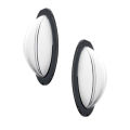 1Pair Camera Accessories Black & Transparent Replacement Parts Lens Guards Protector Panoramic Lens Protector Sports for Insta 360 X3 Sticky. 