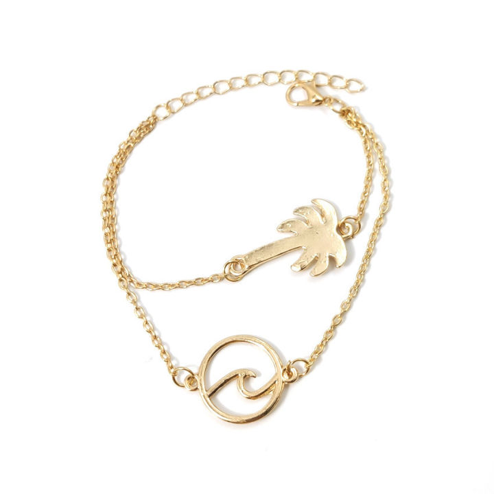 Lantao%20European%20and%20American%20cross-border%20bohemian%20alloy%20wave%20coconut%20tree%20multi-layer%20chain%20bracelet%20retro%20bracelet%20-%20Image%205