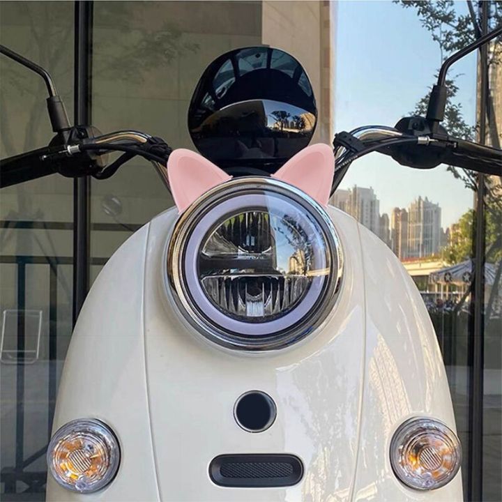 2pcs%20Motorcycle%20Helmet%20Cat%20Ears%20Cute%20Electric%20Car%20Motocross%20Stickers%20Universal%20Driving%20Styling%20Helmet%20Decoration%20Accessories%20-%20Image%204