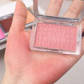 Embossed Blush Palette Facial Blush Powder Fine Powder Texture High Color Rendering Luxury Powder Blusher Powder Matte Makeup. 