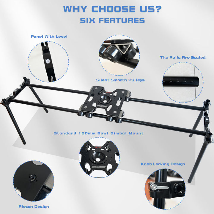 NSH%20Mini%20Dolly%20Kamera%20Dolly%20Slider%20Kamera%20Dslr%20Video%20i%C3%A7in%20Hareketli%20%C3%87ekim%20Makinesi%20Aksesuarlar%C4%B1%20-%20Image%202