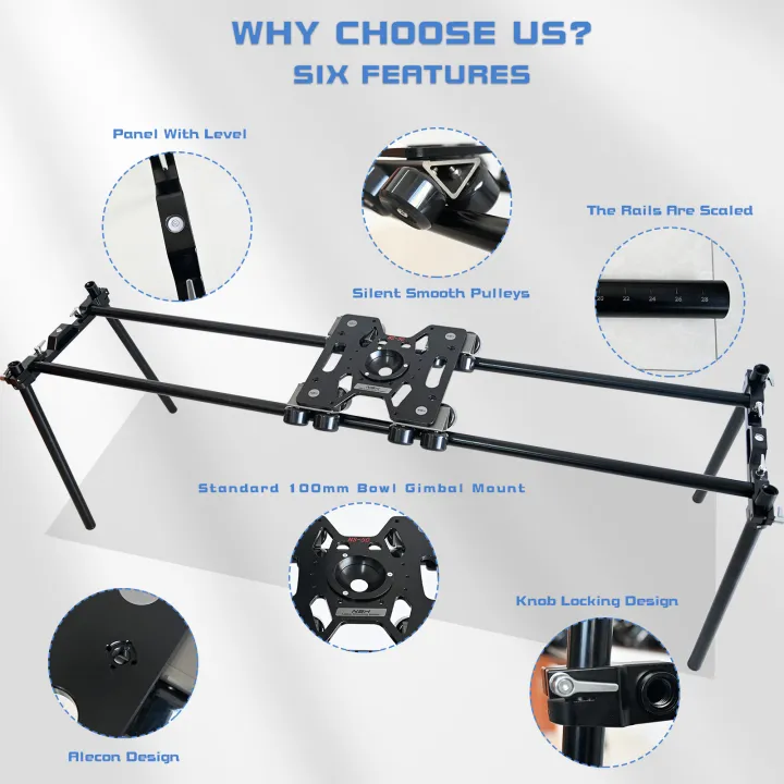 NSH%20Mini%20Dolly%20Kamera%20Dolly%20Slider%20Kamera%20Dslr%20Video%20i%C3%A7in%20Hareketli%20%C3%87ekim%20Makinesi%20Aksesuarlar%C4%B1%20-%20Image%202
