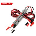 PT1005 1000V 10A Universal Digital Multimeter Probe Test Leads Pin Needle Tip Multi Meter Tester Lead Probe Wire Pen Cable.