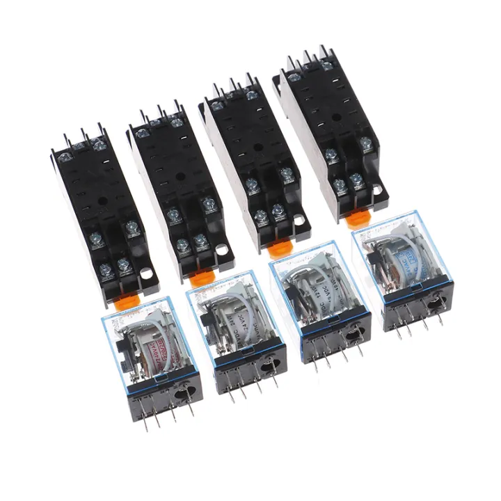 AC220V%2012VDC%2024VDC%2024VAC%205A%208PIN%20Coil%20Power%20MY2N-J%20Relay%20HH52P%20With%20Socket%20Base%20Eatop%20-%20Image%204