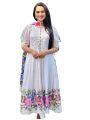 New Model Beautiful Comfortable Gown Three Piece Readymade Set Screen Print Work for Women.