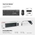 FANTECH KM103 GO Office Combo Keyboard & Mouse with Ultra Smooth Typing And Anti Splash Design.