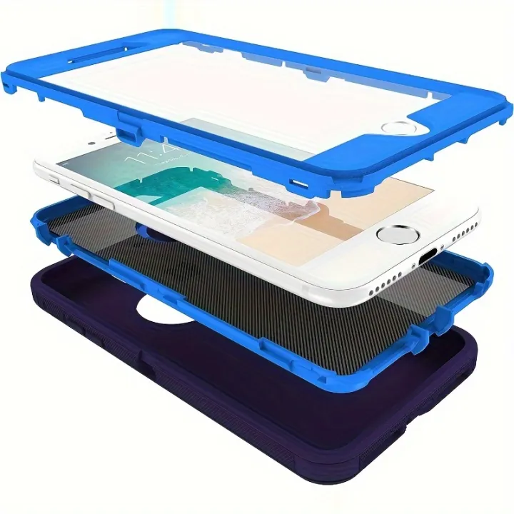 Christmas%20Gifts,%20Built-in%20Screen%20Protector,%20Gifts,%20Shockproof%203-Layer%20Full%20Body%20Protection%20Rugged%20Heavy%20Duty%20High%20Impact%20Hard%20Phone%20Cases%20Cover%20For%20IPhone%208%20Plus%20/%20IPhone%207%20Plus,%20Women's%20Fashion%20-%20Image%206