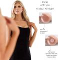 Reusable Push up Invisible Women Nipple Cover Strapless Bra Silicone Nipple Sticker for Bikini Breast Retails.