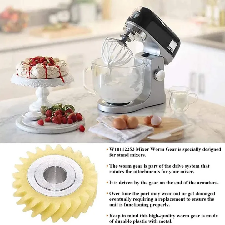 2X%20W10112253%209706416%20Motor%20Brush%20W10380496%204162897%20Mixer%20Worm%20Drive%20Gear%20for%20Kitchenaid%20Stand%20&%202%20Pair%20of%20Motor%20Brush%20-%20Image%203