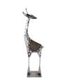 Aesthetic Decors Metallic Rustic Giraffe - Silver and Bronze. 