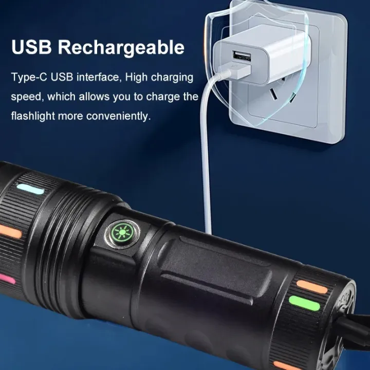 High%20Power%20Sanford%20Super%20Bright%20Flashlight%20%E2%80%93%20Slide%20Zoom%20White%20Laser%20LED%20Edition%20with%2030000mah%20battery%20-%20Image%203