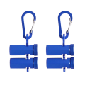 Tall Stair Gauges with Holder&Carabiner Knobs for Framing Square, Versatile Circular Saw Layout Tool for Stair Stringers. 
