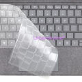 Keyboard Cover for Surface Pro 9 8 7 6 5 4 3 2 X 7+ Plus for Microsoft Laptop Studio GO Book RT Silicone Protector Skin Case 15.