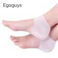 2 pieces of a pair, Silicone Gel Heel Socks Insoles for Dry Hard Cracked Heel Repair Pad, Swelling & Pain Relief, Plantar Fasciitis For Foot Care.