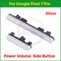 Ready Now- For Google Pixel 7 Pro External Side Buttons Power On Off + Volume Control Button Outside Side Keys Compatible Replacement Parts.