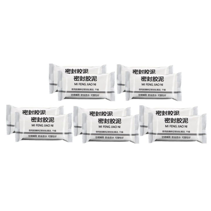 10PCS Super Diamond Mud Seal,Waterproof Duct Seal Repair Sealing Clay