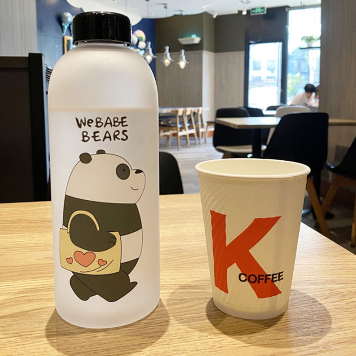 1000ml%20Cute%20Panda%20Bear%20Bottle%20Plastic%20Transparent%20Frosted%20Cartoon%20Waterbottle%20-%20Image%203