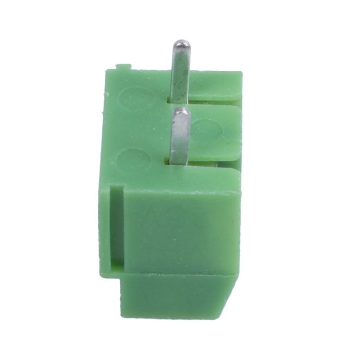 100%20Pieces%202%20Pin%205%20mm%20Pinch%20PCB%20Mount%20Screw%20Terminal%20Block%20Connector%20300V%2010A%20(Green)%20-%20Image%208