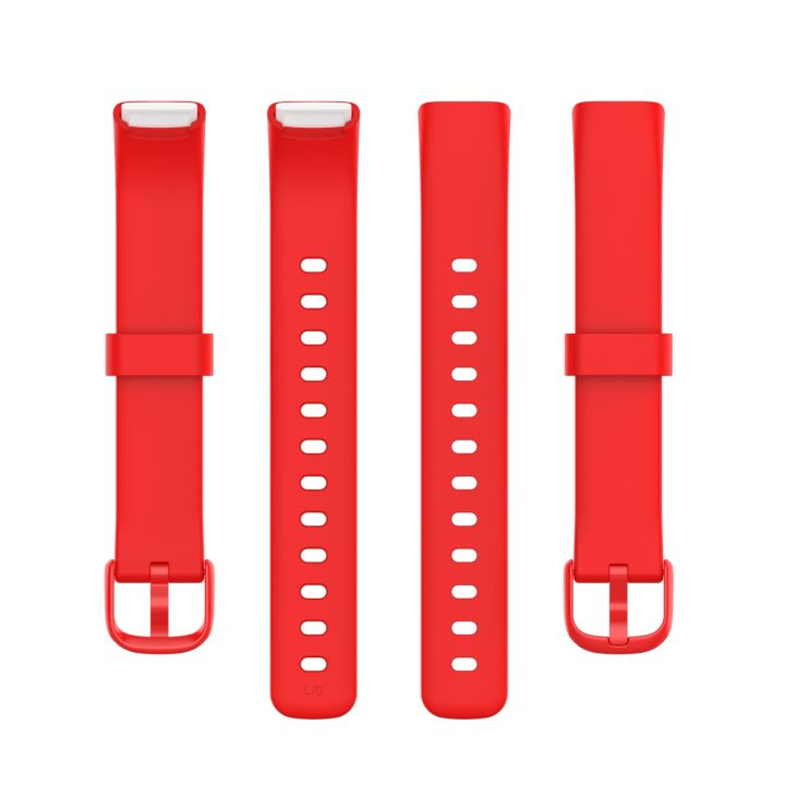 Watch%20Strap%20For%20Fitbit%20Luxe%20Silicone%20Color%20Buckle%20Watch%20Band,%20Size:L(White)%20-%20Image%209