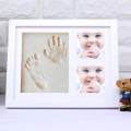 Baby Clay Handprint Footprint Photo Frame Kit For Newborn Girls And Boys Unique Baby Shower Gifts Set For Registry Memorable Keepsake Box Decorations For Room Wall Or Nursery Decor. 