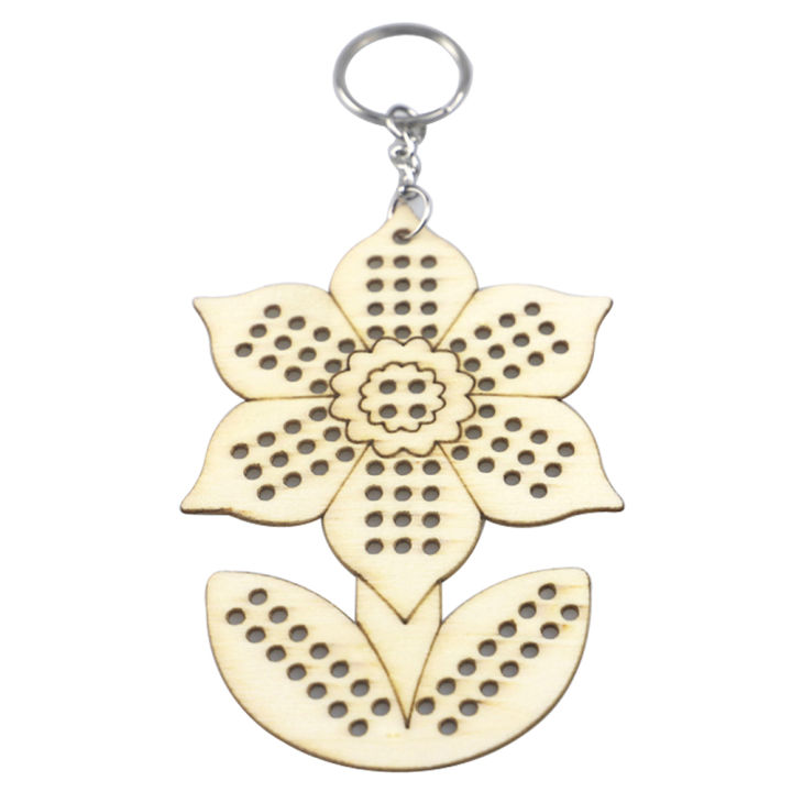 5Pcs%20Wooden%20Sunflower%20with%20Colour%20Embroidery%20Threads%20DIY%20Craft%20Kit%20Home%20Decor%20Cross-stitch%20Keyring%20-%20Image%207